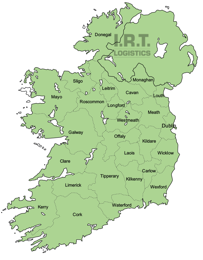 irlandskarta